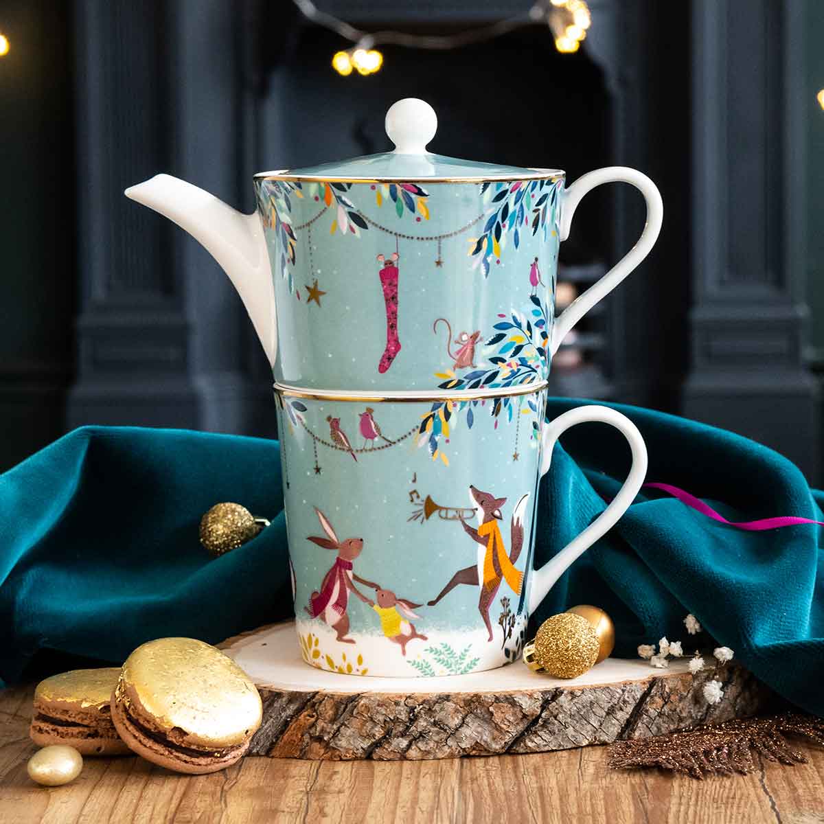 Sara Miller Woodland Tales Tea for One, Merry Band image number null